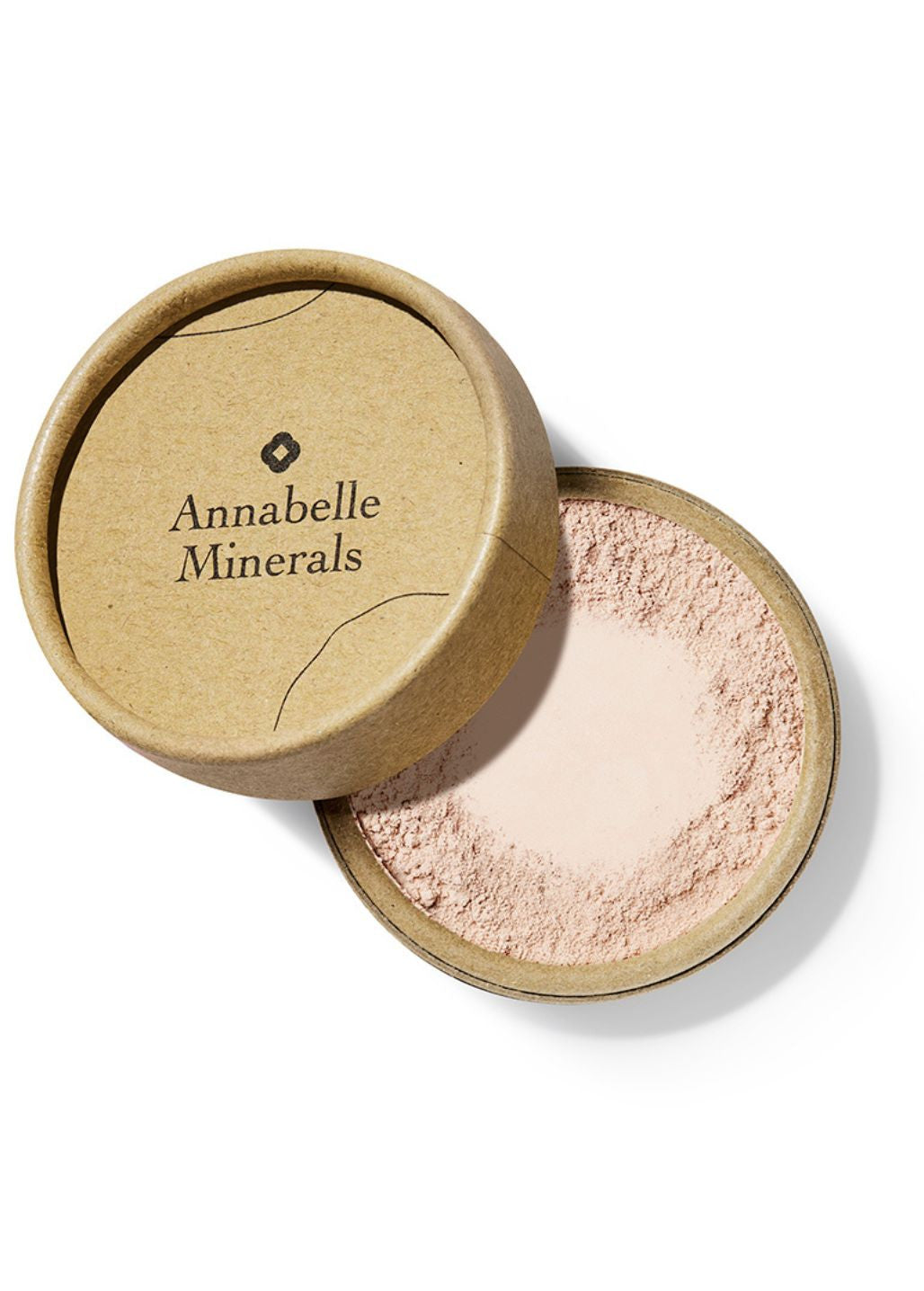 Papierowe opakowanie podkładu mineralnego Annabelle Minerals w formule matującej
